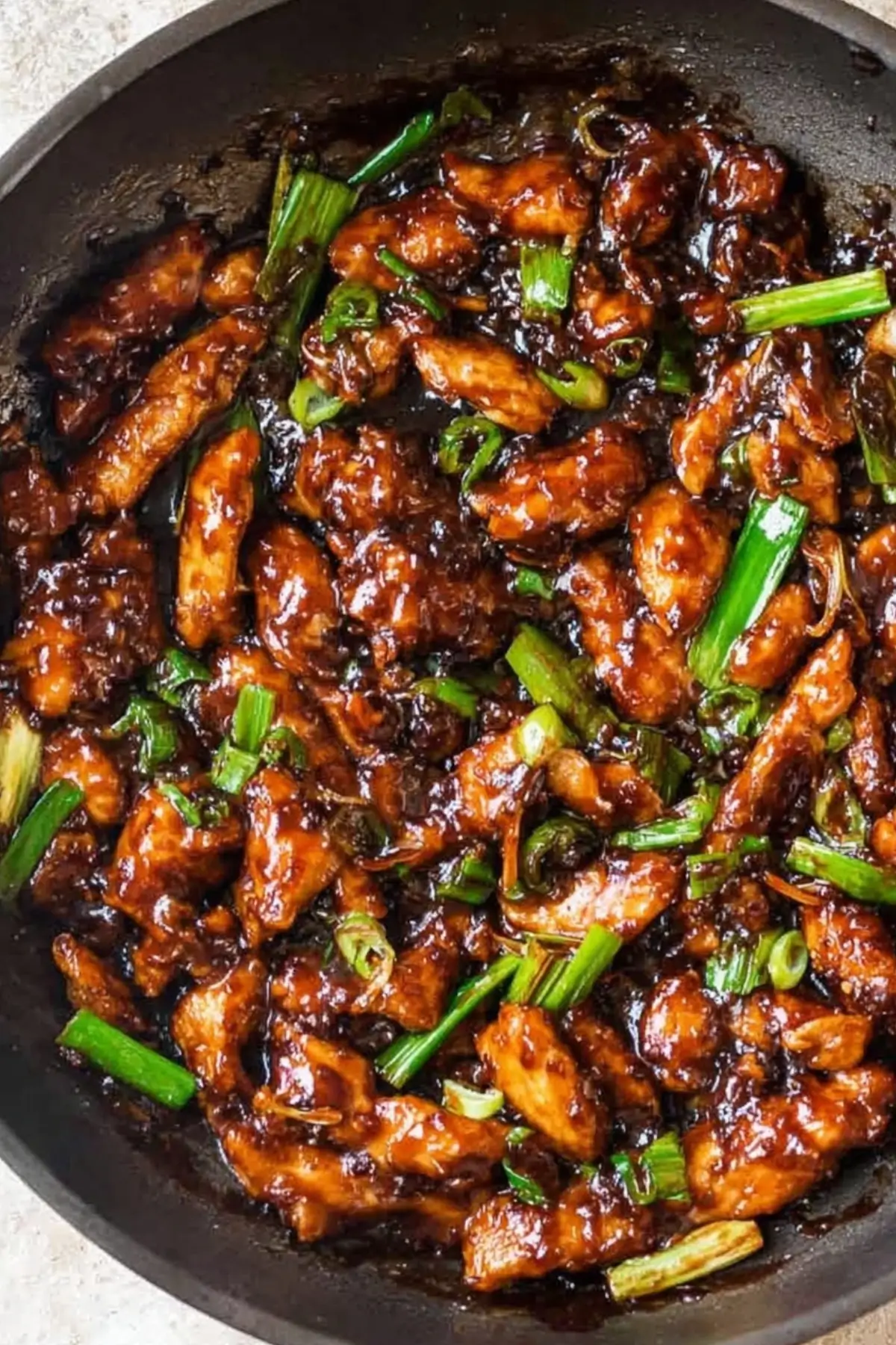 20 Minutes Sweet Savory Mongolian Chicken
