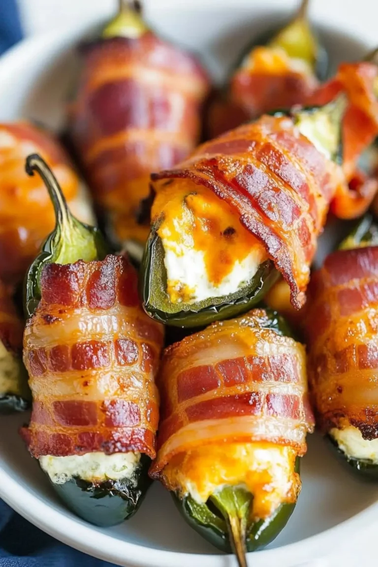 Bacon Wrapped Jalapeno Poppers