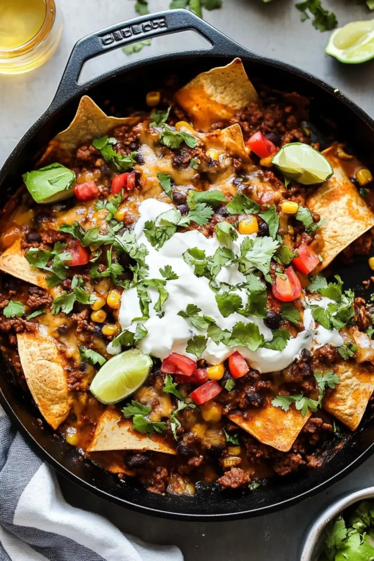 Beef Skillet Enchiladas
