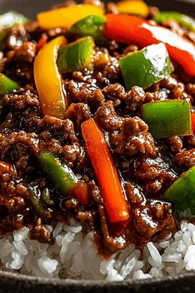Pebber And Rice Beef and Pepper Rice Bowl – Quick & Easy (25-Minute Recipe) - The ...
