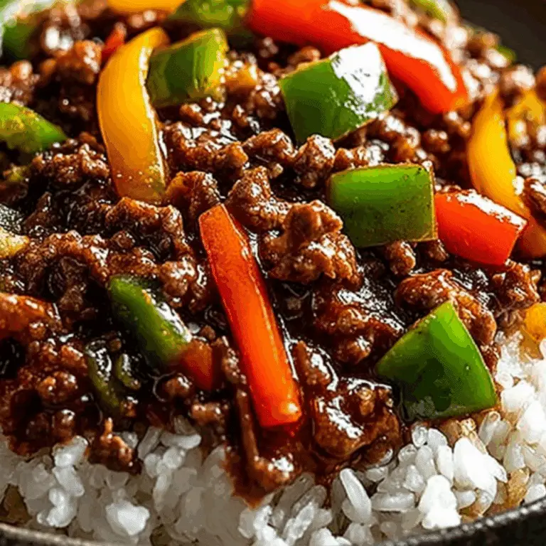 Beef and Pepper Rice Bowl – Quick & Easy (25-Minute Recipe)