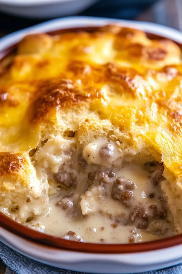Biscuits and Gravy Casserole