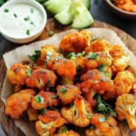 Crispy Buffalo Cauliflower Wings