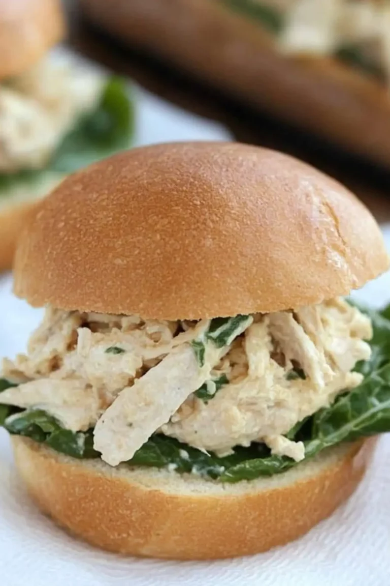 Crock-Pot Chicken Caesar Sandwiches