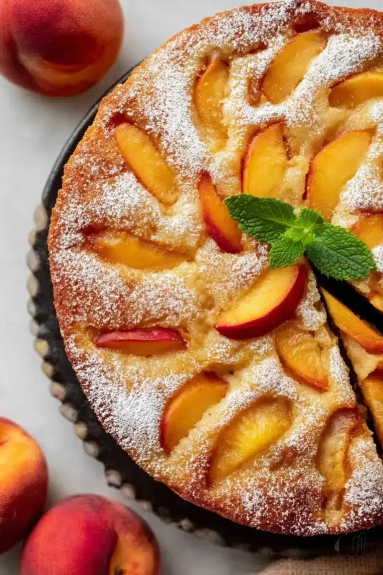 Fresh Peach Cake