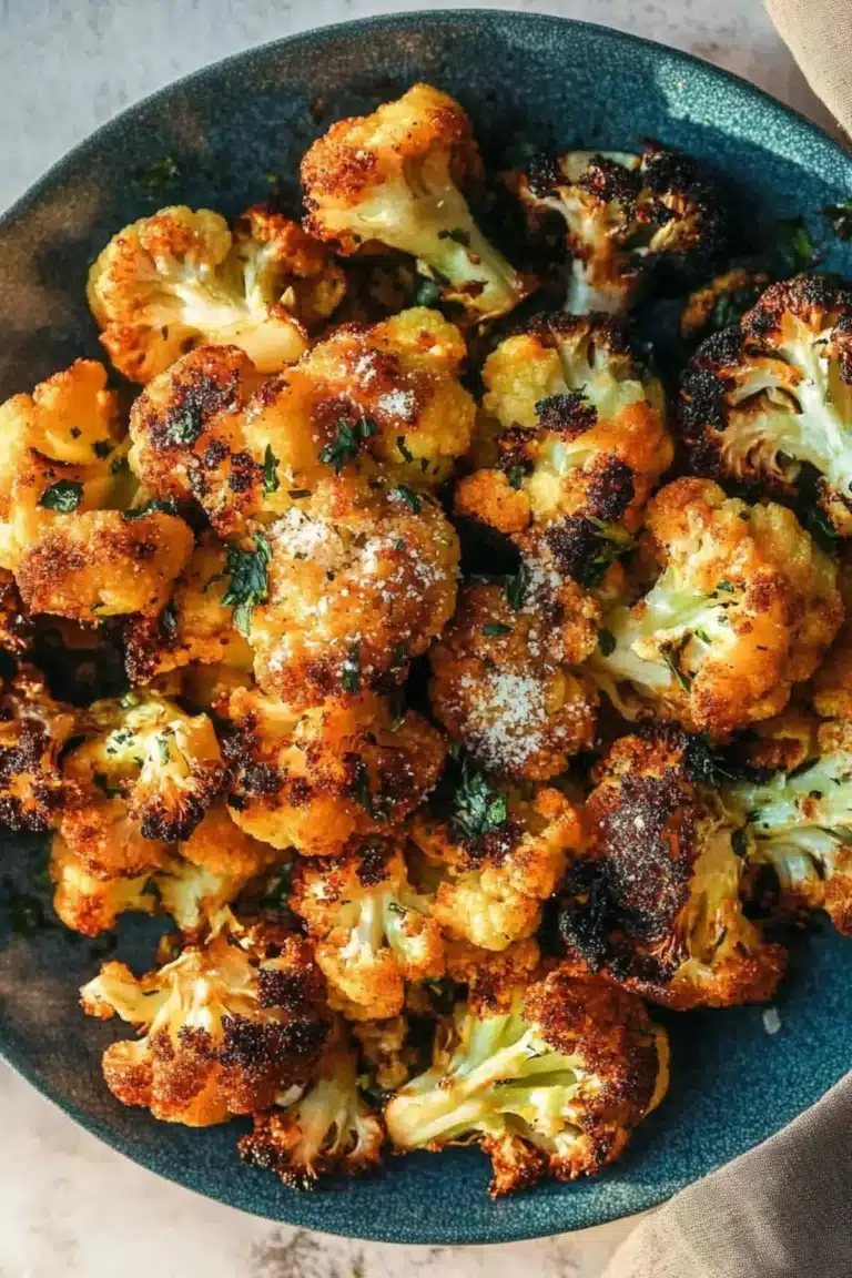 Garlic-Parmesan Roasted Cauliflower