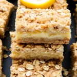 Oatmeal Lemon Crumble Bars