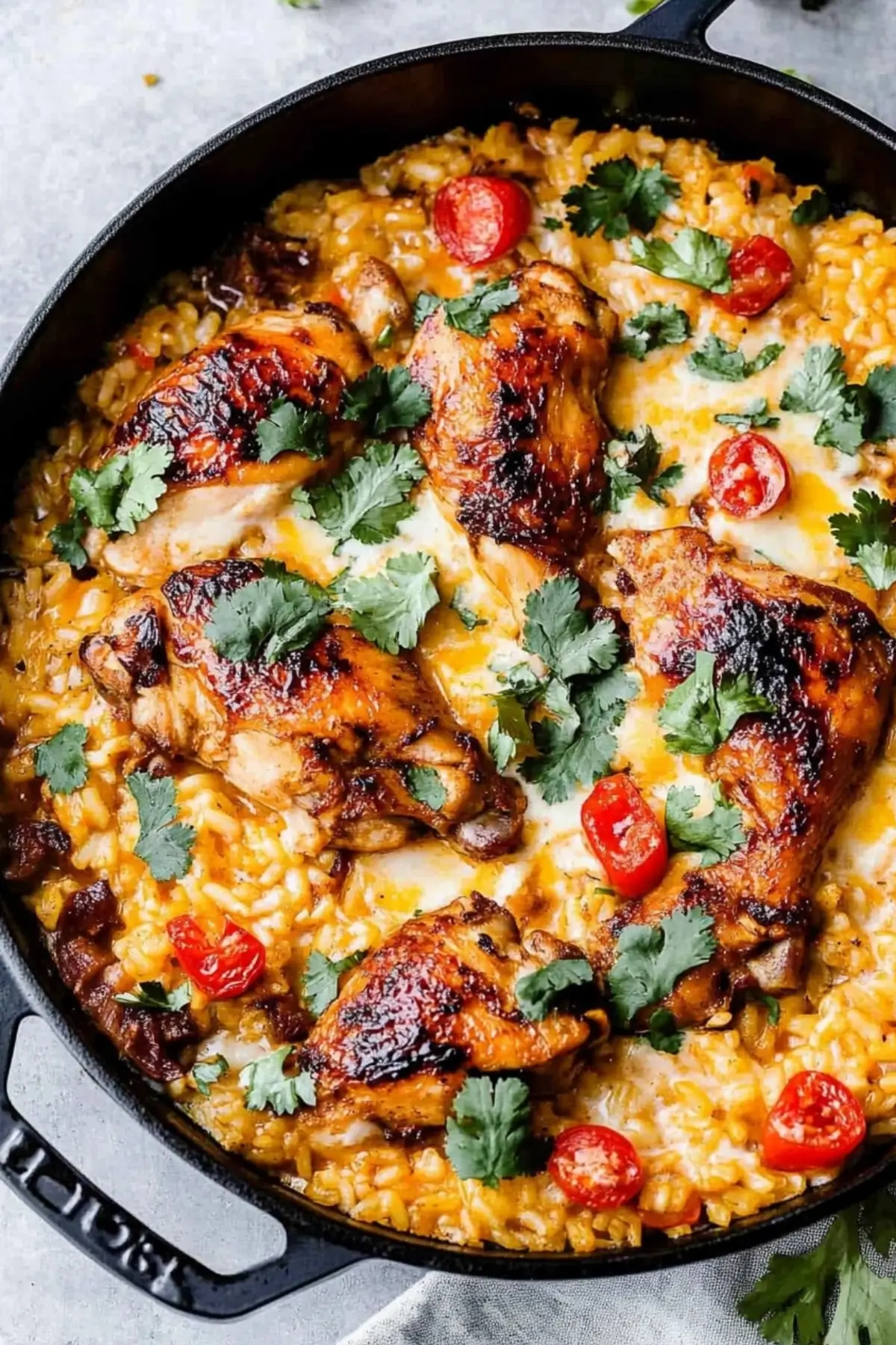 One-Pot BBQ Chicken and Rice