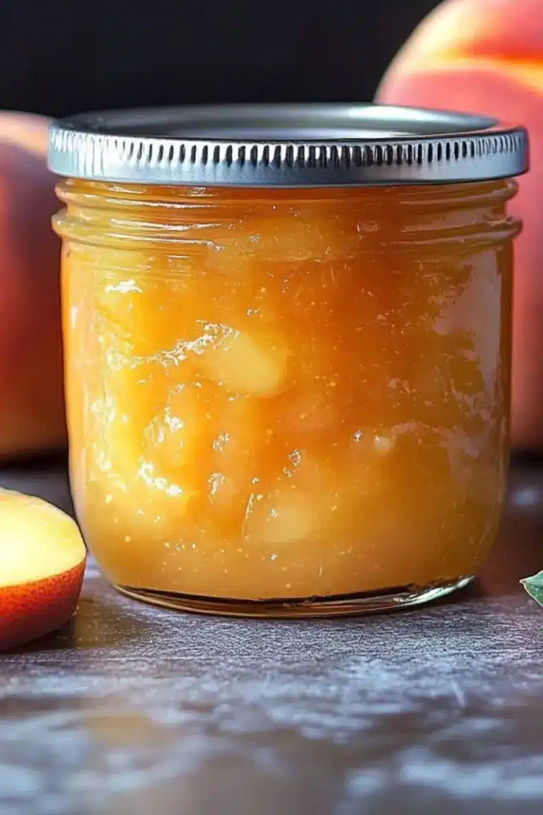 Vanilla Peach Jam