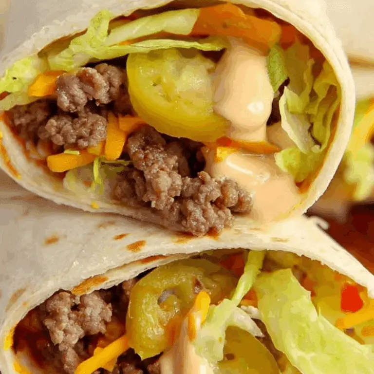 Big Mac Wraps assembled with lettuce, beef, cheese, and special sauce