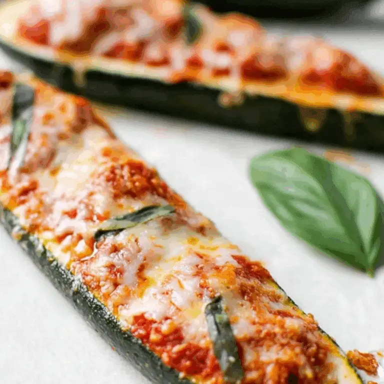 Cheesy Baked Zucchini with Marinara Easy – 30-Minute Recipe