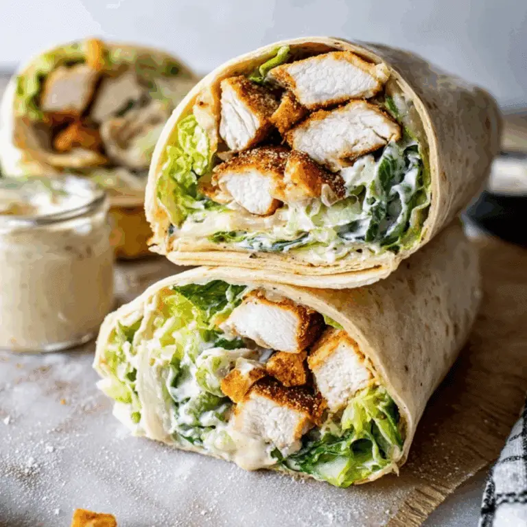 Chicken Caesar Wrap – Easy and Healthy Recipe