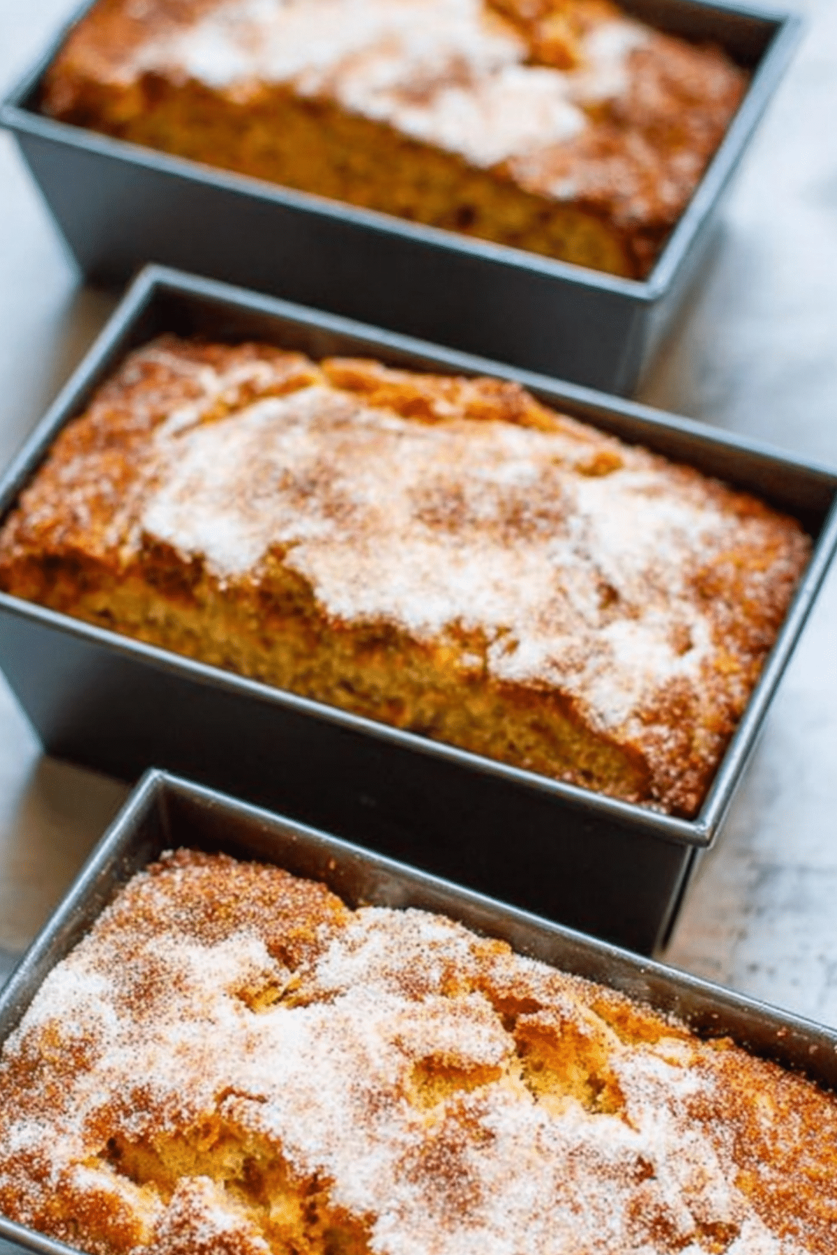 Moist Cinnamon Sugar Pumpkin Bread with crunchy cinnamon topping