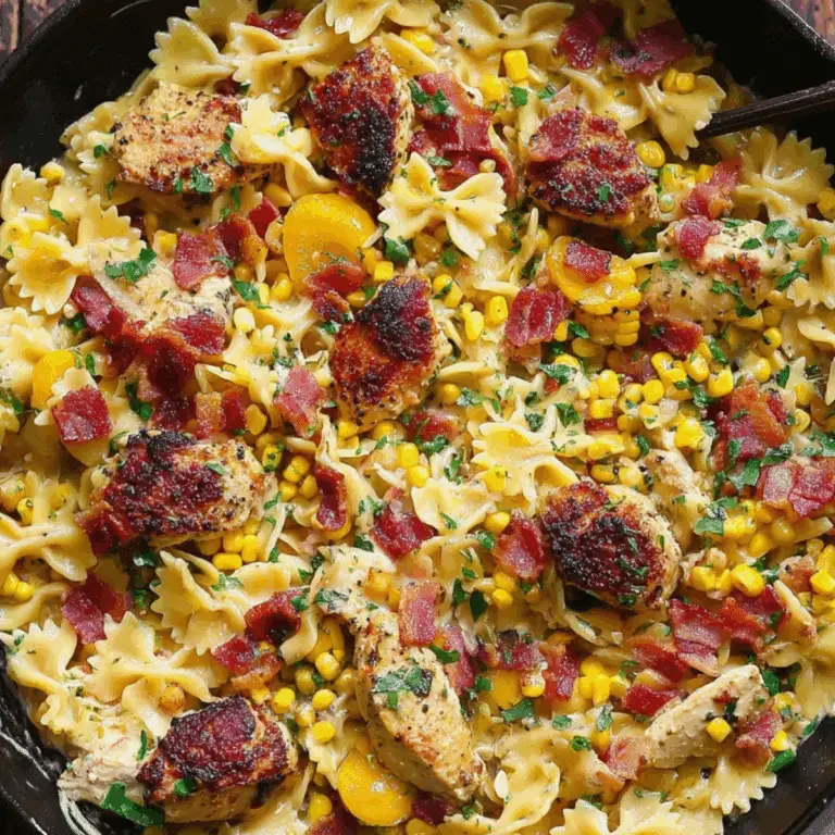 Chicken and Corn Pasta – Easy Recipe in 30 Minutes