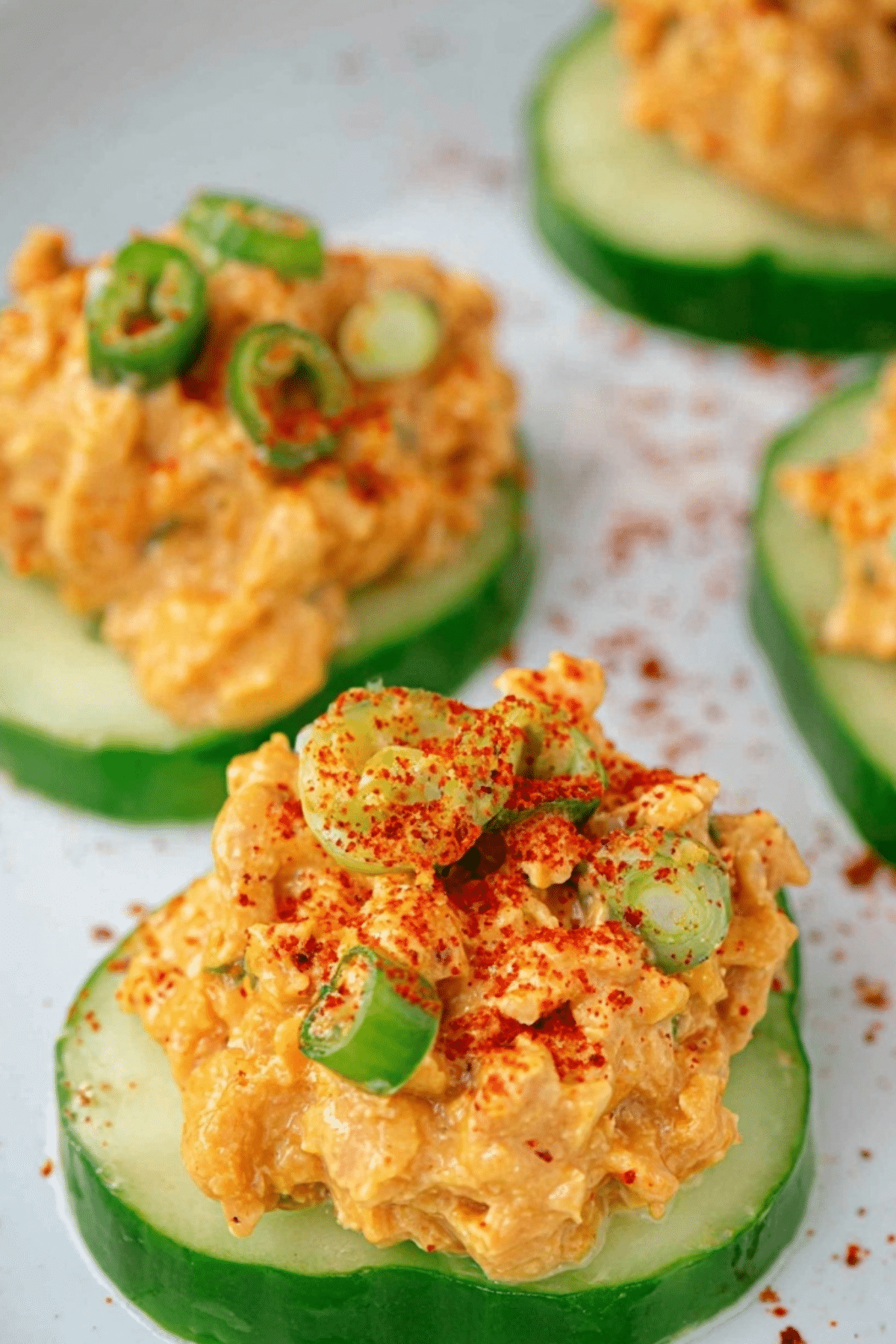 Japanese Style Spicy Tuna Salad with Sriracha and mayonnaise