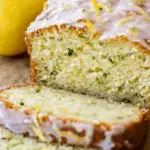 Lemon Zucchini Bread with lemon glaze and zest