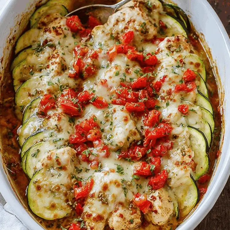 Mediterranean Chicken Zucchini Bake: 5 Easy Steps