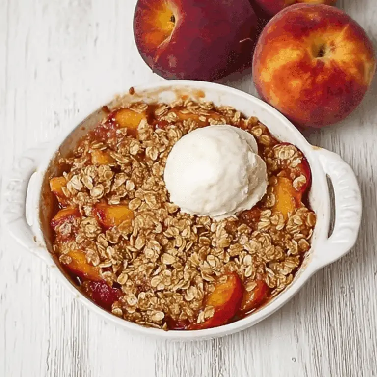 Nectarine Crisp with Cinnamon Oat – 5 Simple Steps
