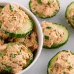 Spicy Tuna Salad with creamy dressing and crunchy vegetables