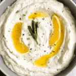 whipped ricotta dip with fresh herbs