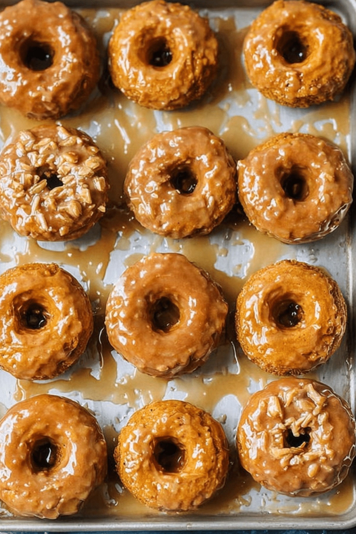 Baked Pumpkin Donuts with Maple Glaze recipe