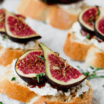 Fig and Goat Cheese Crostini - Easy Fall Appetizer Recipe