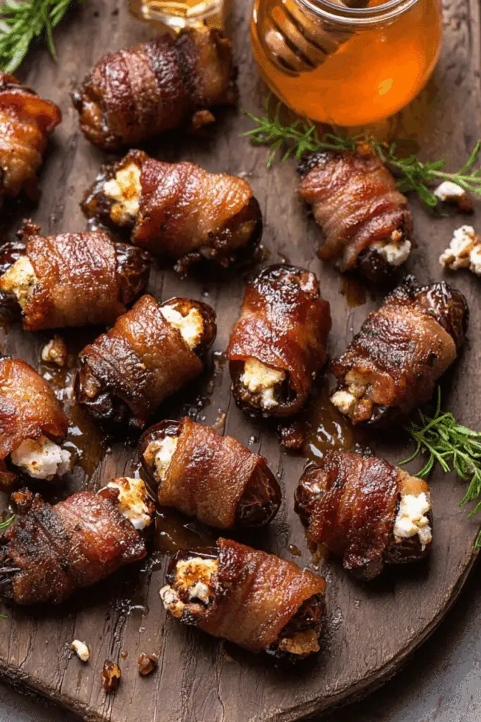 Goat Cheese Stuffed Bacon Wrapped Dates: Best Recipe - The Sisters Cooking