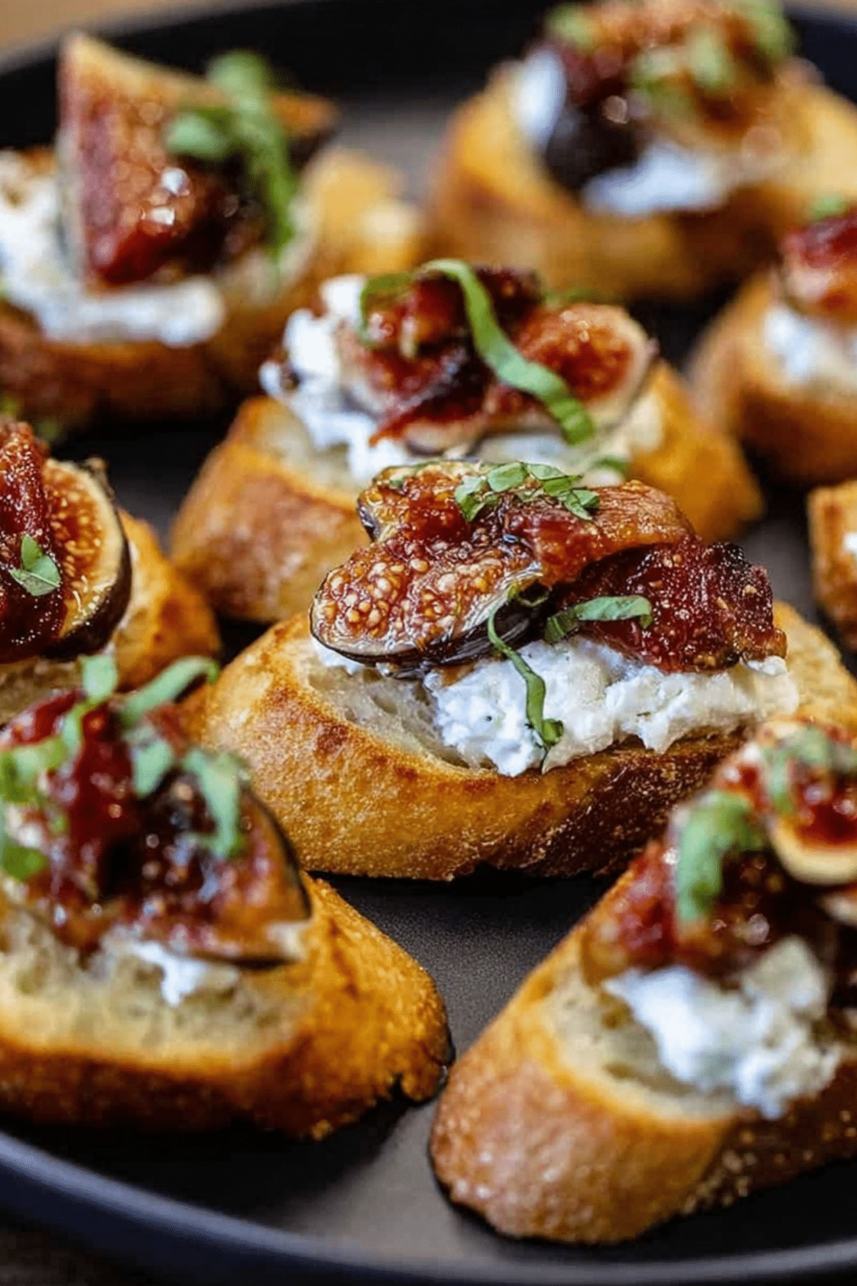 Golden Fig Bruschetta – Easy Appetizer - The Sisters Cooking