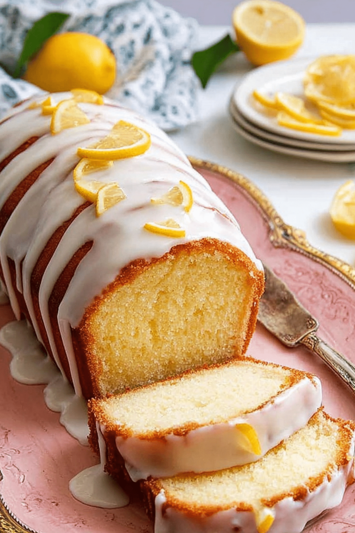 Lemon Pound Cake Recipe – Moist & Zesty Dessert
