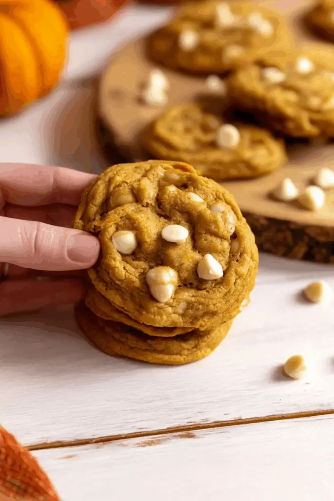 Pumpkin White Chocolate Chip Cookies – Best Recipe - The Sisters Cooking