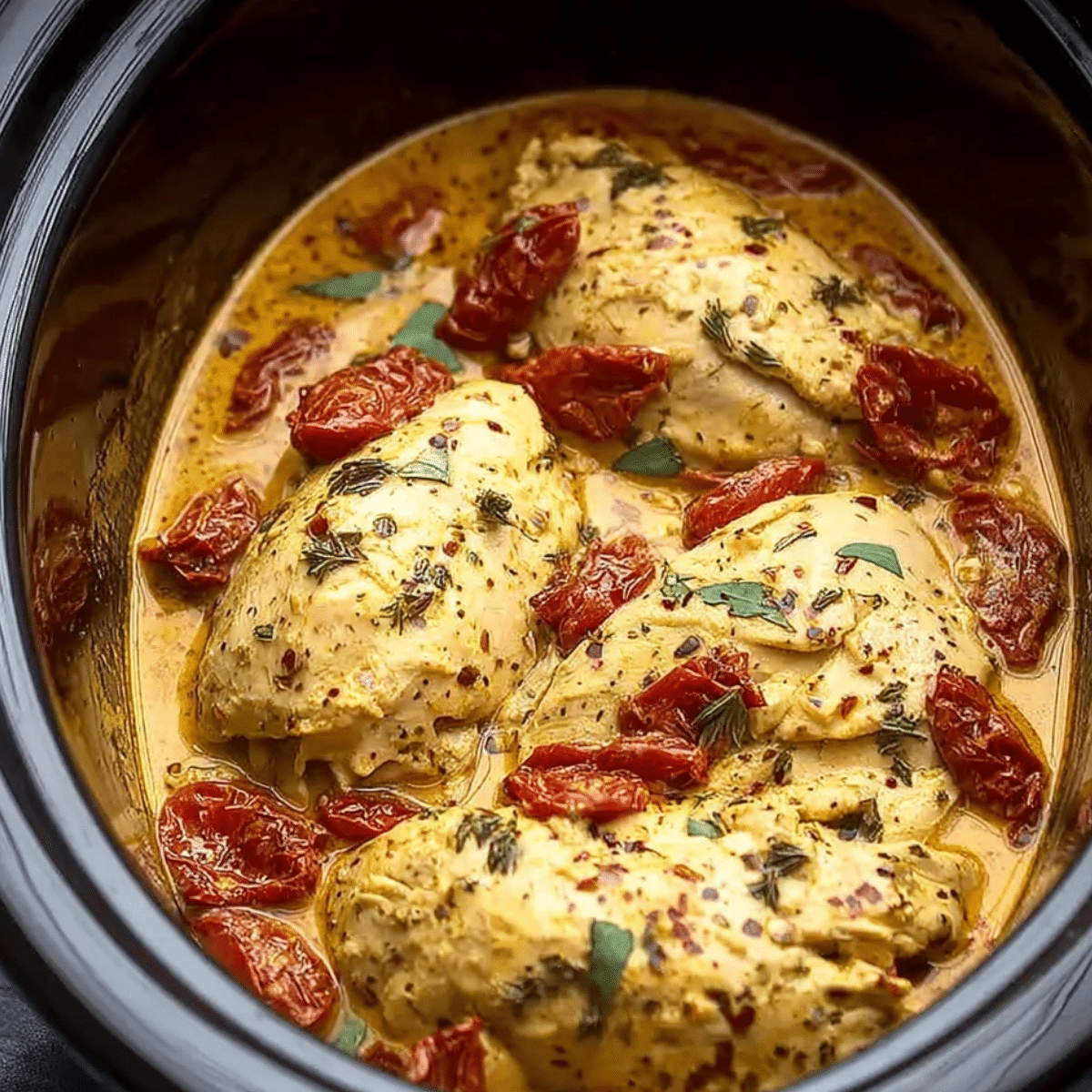 Go Off Chicken Dump & Go Crockpot Marry Me Chicken – Quick & Creamy - The Sisters Cooking