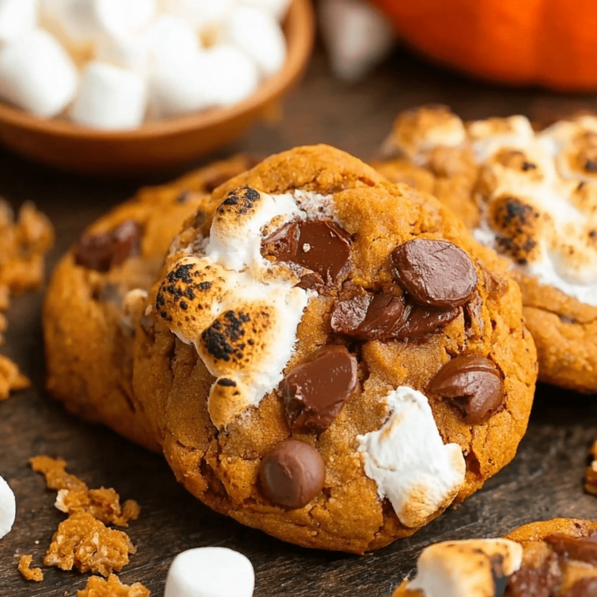 Pumpkin S’mores Cookies: Easy Fall Dessert Recipe - The Sisters Cooking