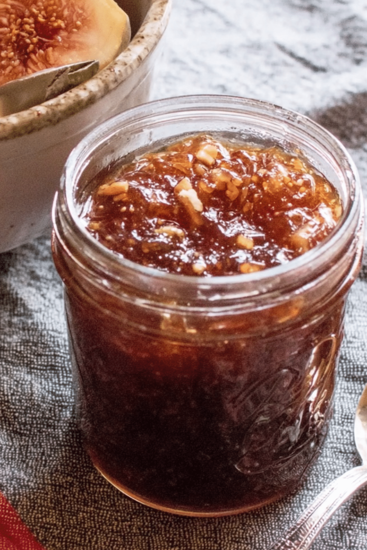 Spiced Fig Jam Recipe for Canning – homemade fig jam in jars