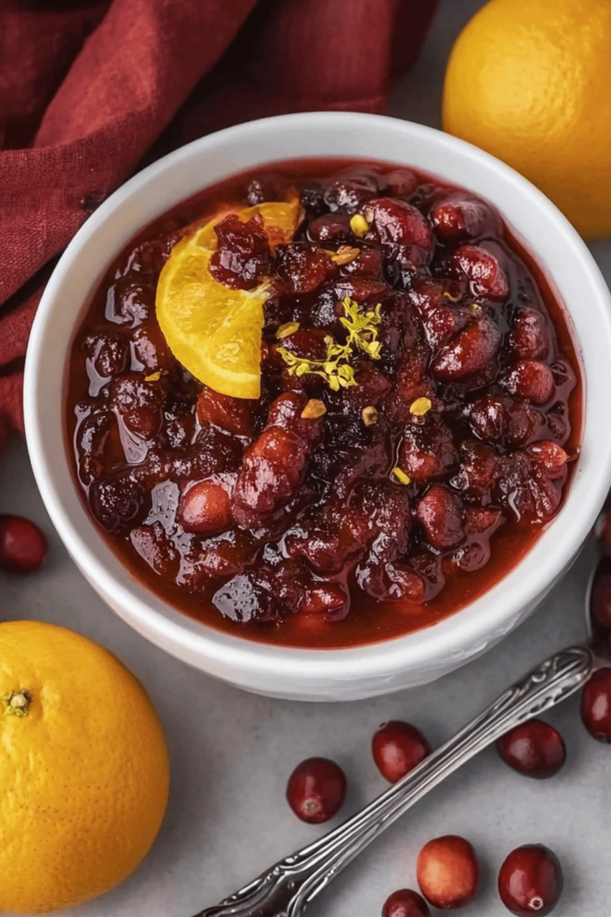 Homemade Fresh Cranberry Orange Sauce - Easy Steps - The Sisters Cooking