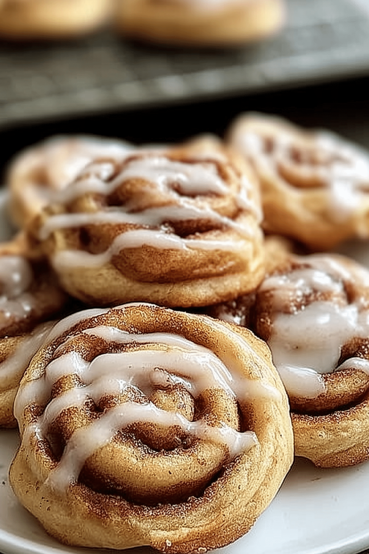 Irresistible Cinnamon Roll Cookies with cinnamon swirl filling