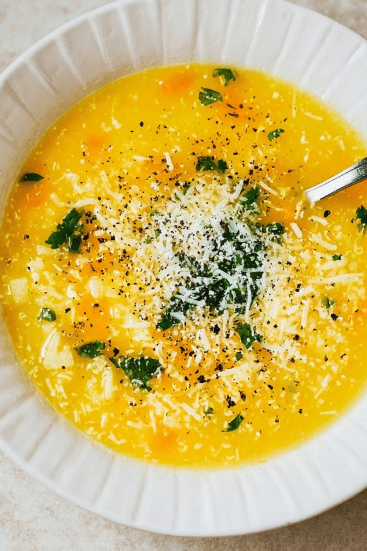 Italian Penicillin Soup with vegetables and pastina
