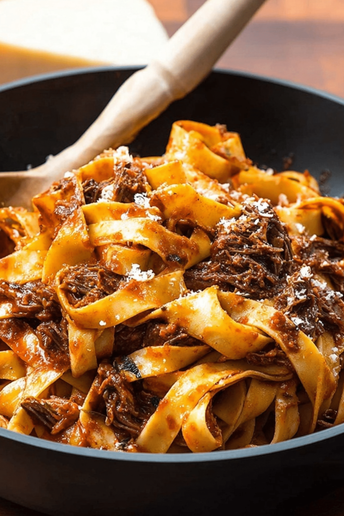"Short Rib Ragu with Pappardelle - Comfort food recipe with beef and pasta"