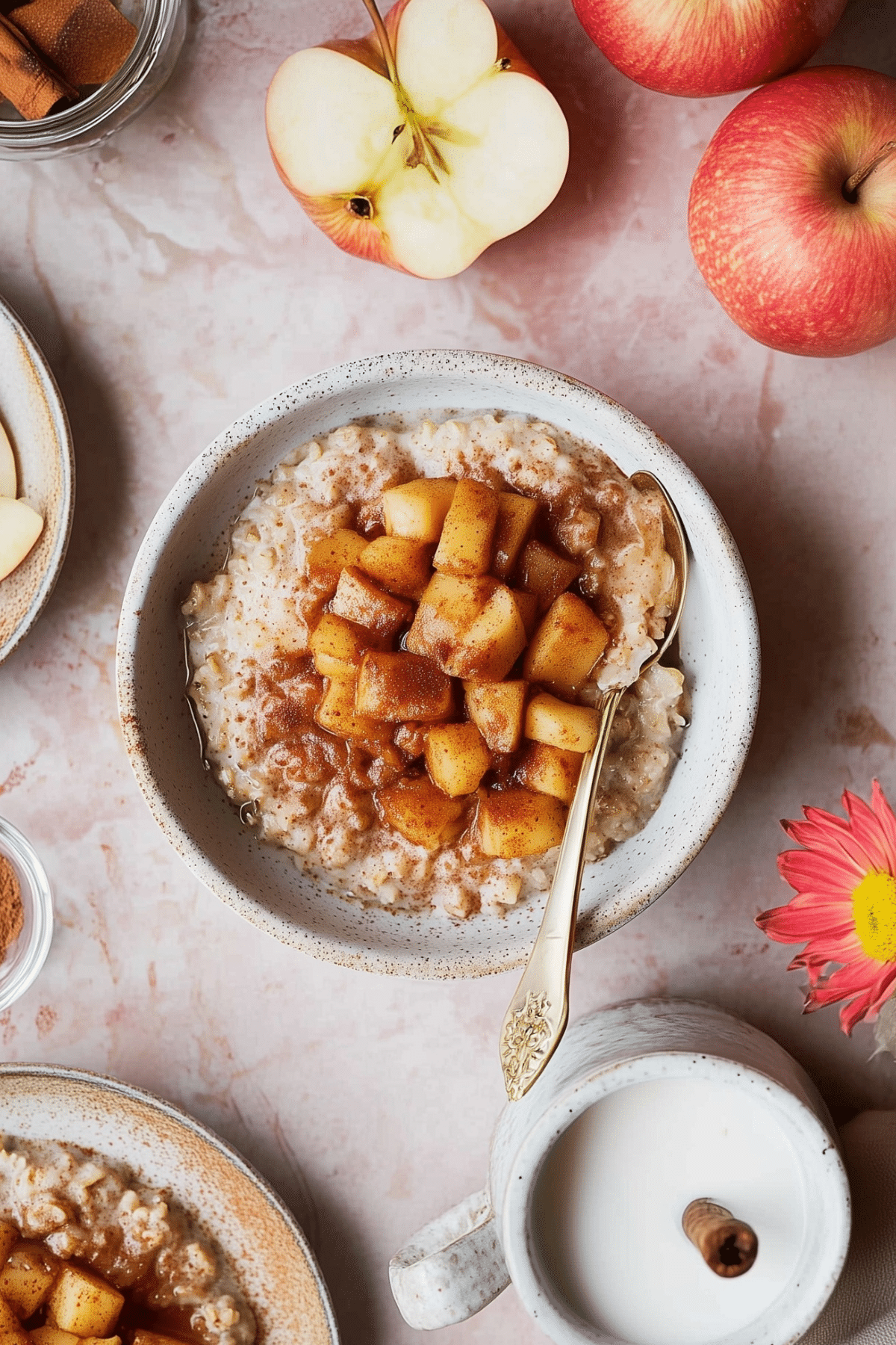 Cozy apple cinnamon oatmeal recipe