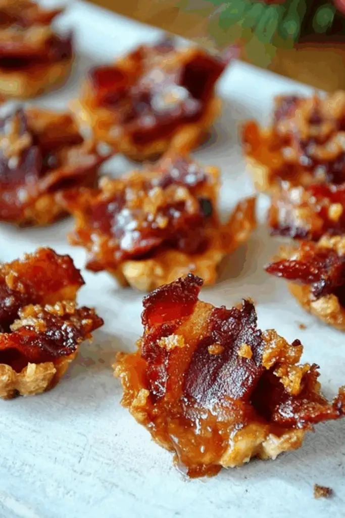 Maple Caramel Bacon Crack Bites recipe, sweet and smoky appetizer
