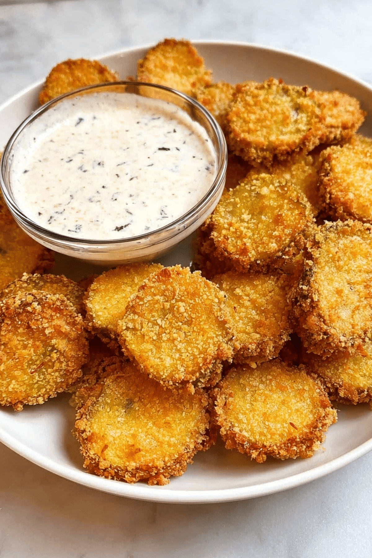 Air Fryer Fried Pickles crispy snack