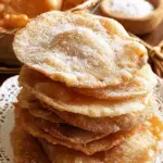 Authentic Mexican Buñuelos - crispy fritters with cinnamon sugar