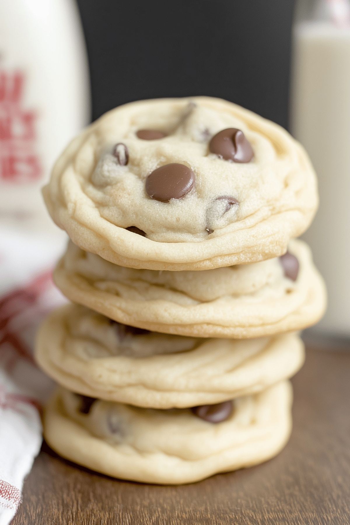 Bakery Style Chocolate Chip Cookies fresh from the oven