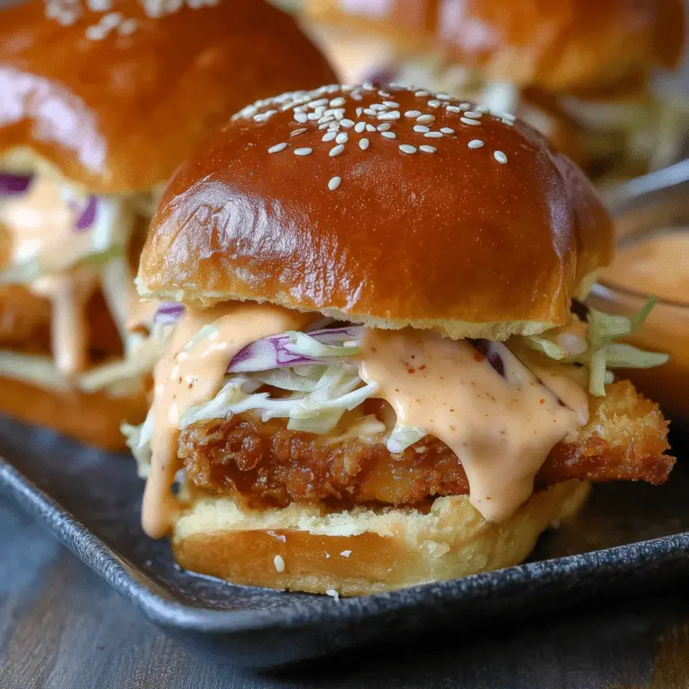Bang Bang Chicken Sliders: The Best Crispy Snack