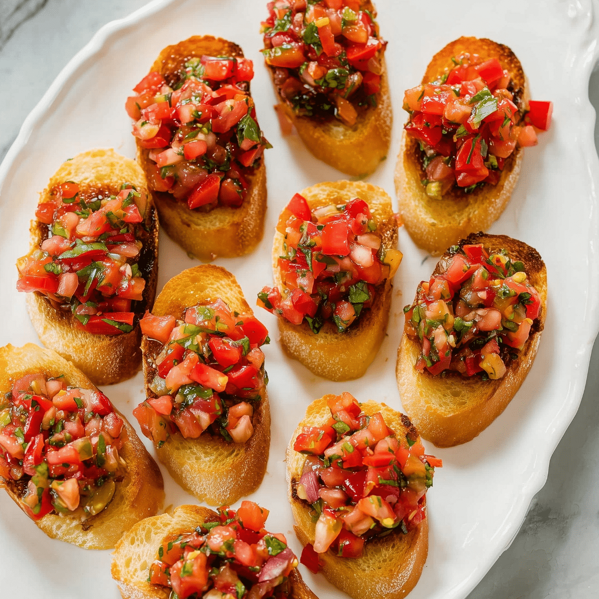 Classic Bruschetta – Easy & Authentic Appetizer - The Sisters Cooking
