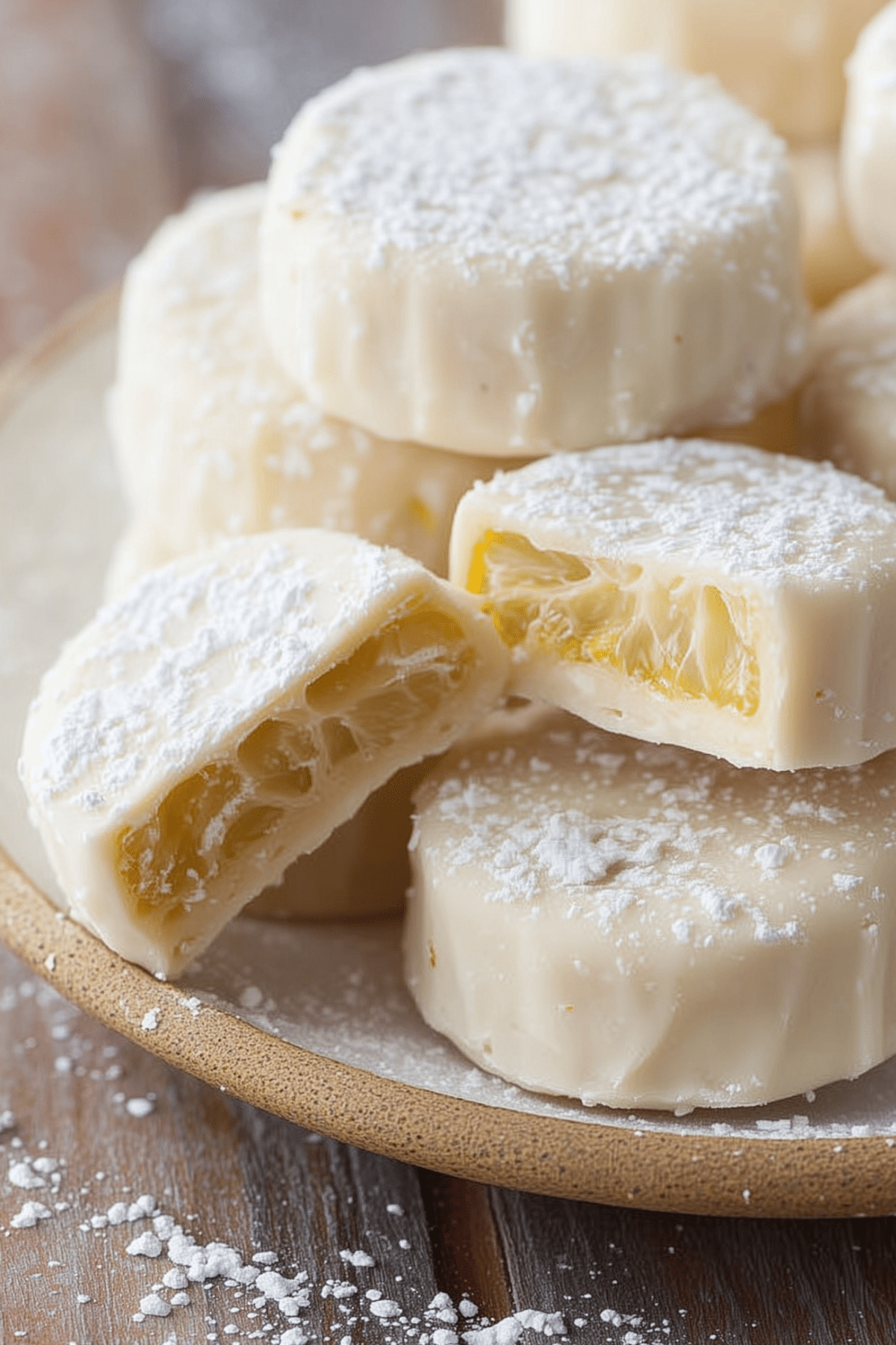 Meyer Lemon Meltaways cookies with a buttery texture and refreshing lemon flavor
