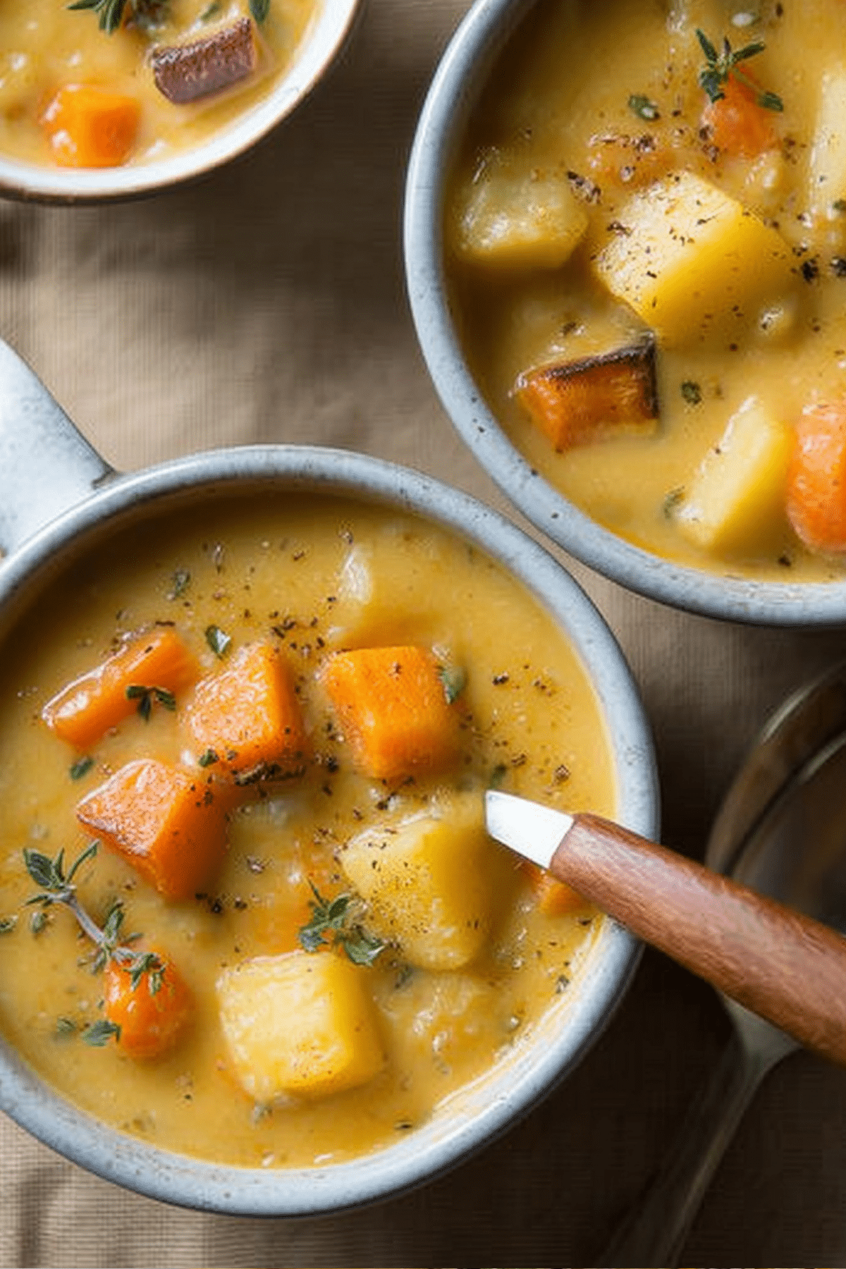 Winter Chowder Rustic Roasted Winter Vegetable Chowder - Easy & Creamy - The Sisters ...