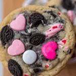 Valentine’s Day Oreo M&M’s Cookies fresh from the oven