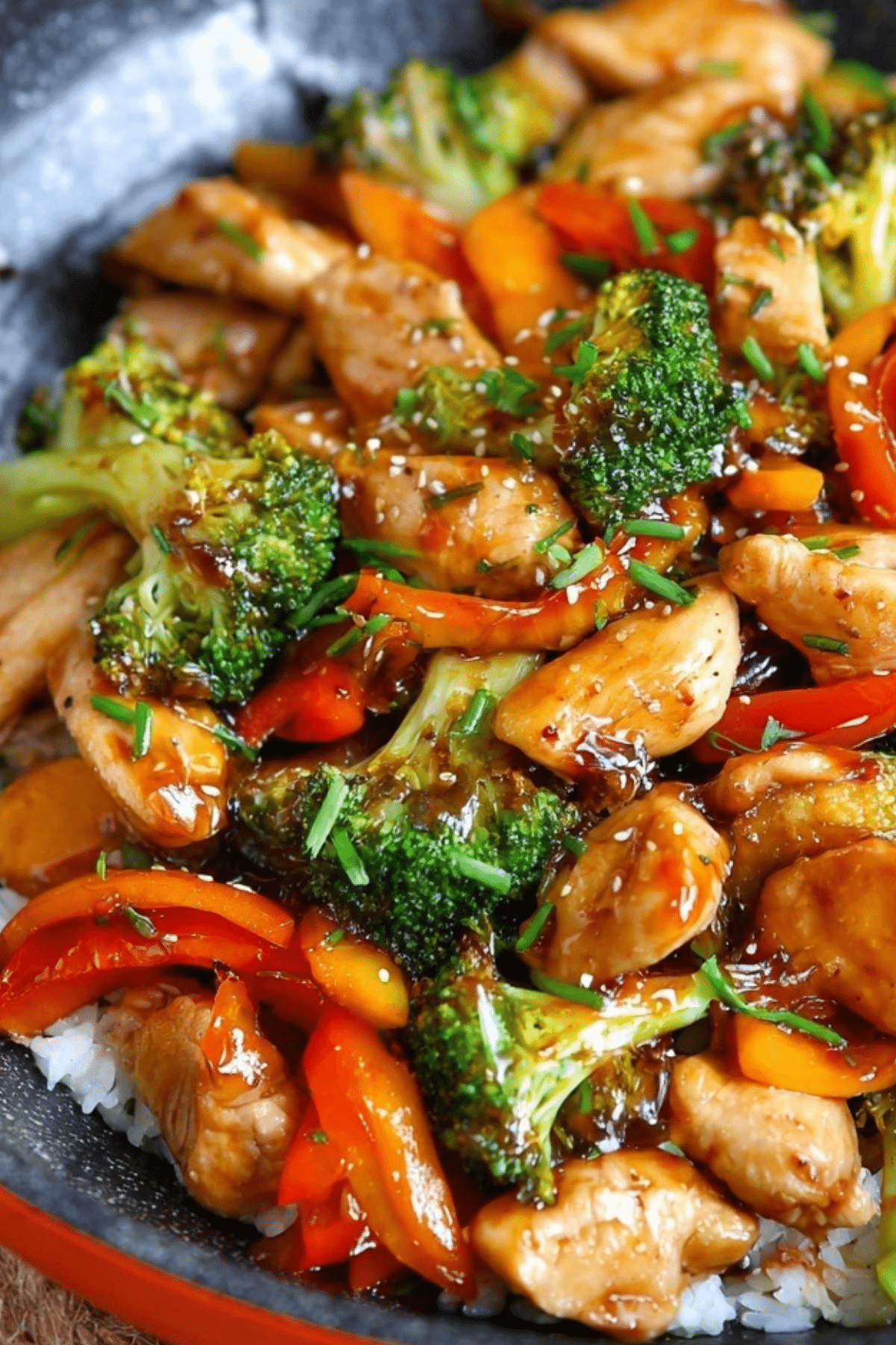 Chicken Stir Fry with fresh vegetables