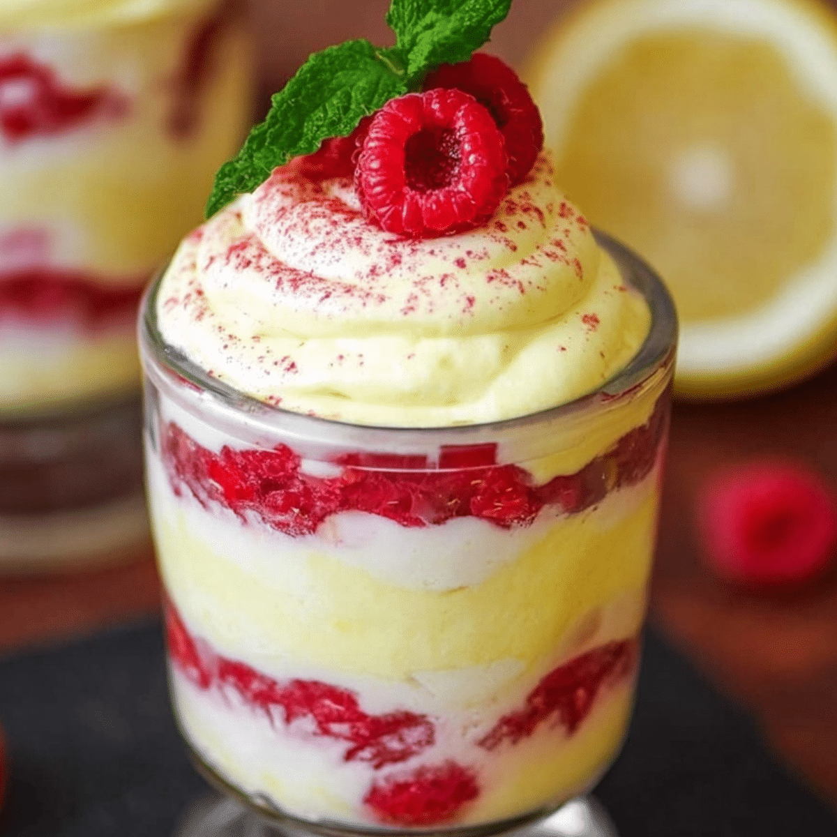 Lemon Raspberry Fluff – Easy, Creamy Dessert - The Sisters Cooking