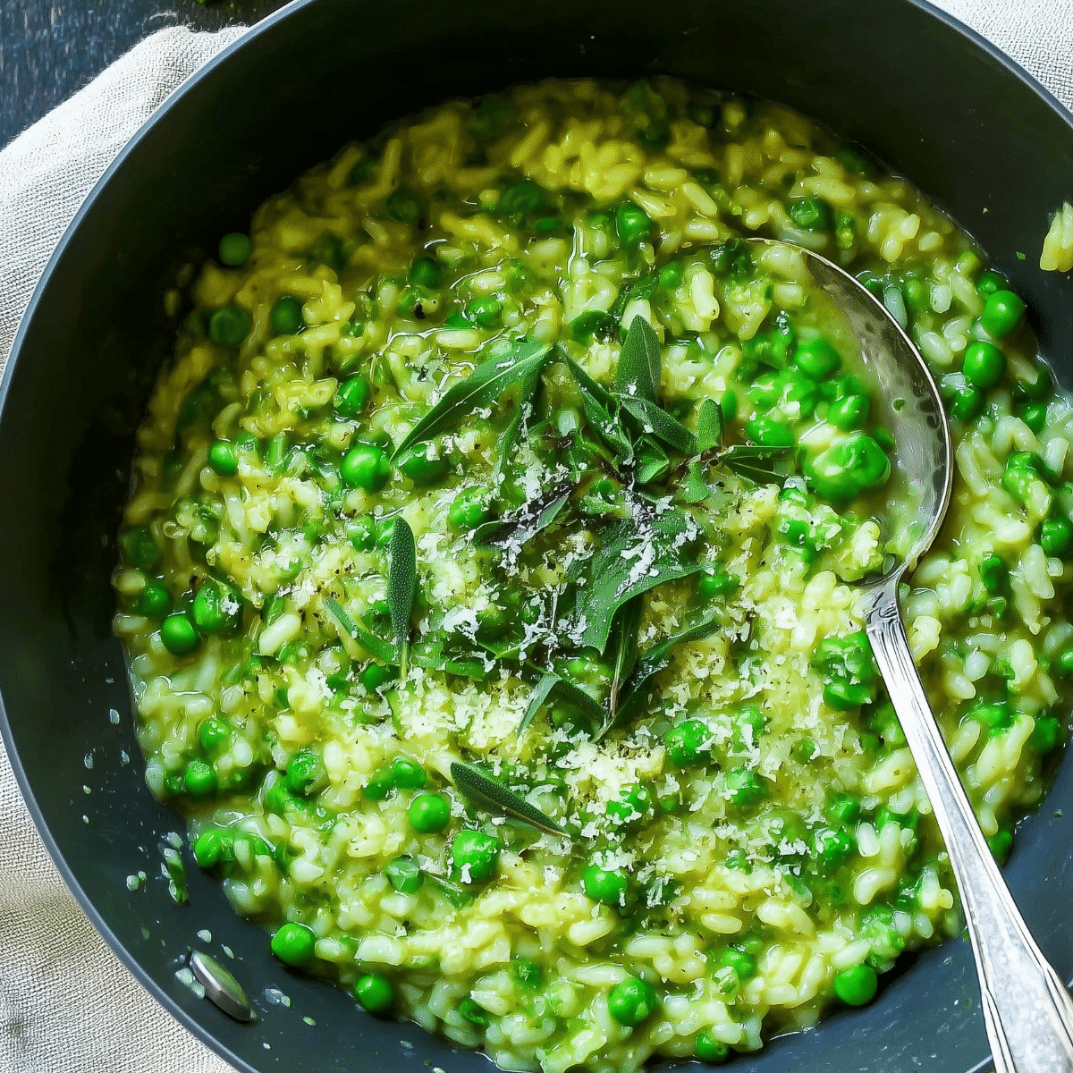 Spring Pea Risotto Recipe: Quick & Creamy Spring Dish - The Sisters Cooking